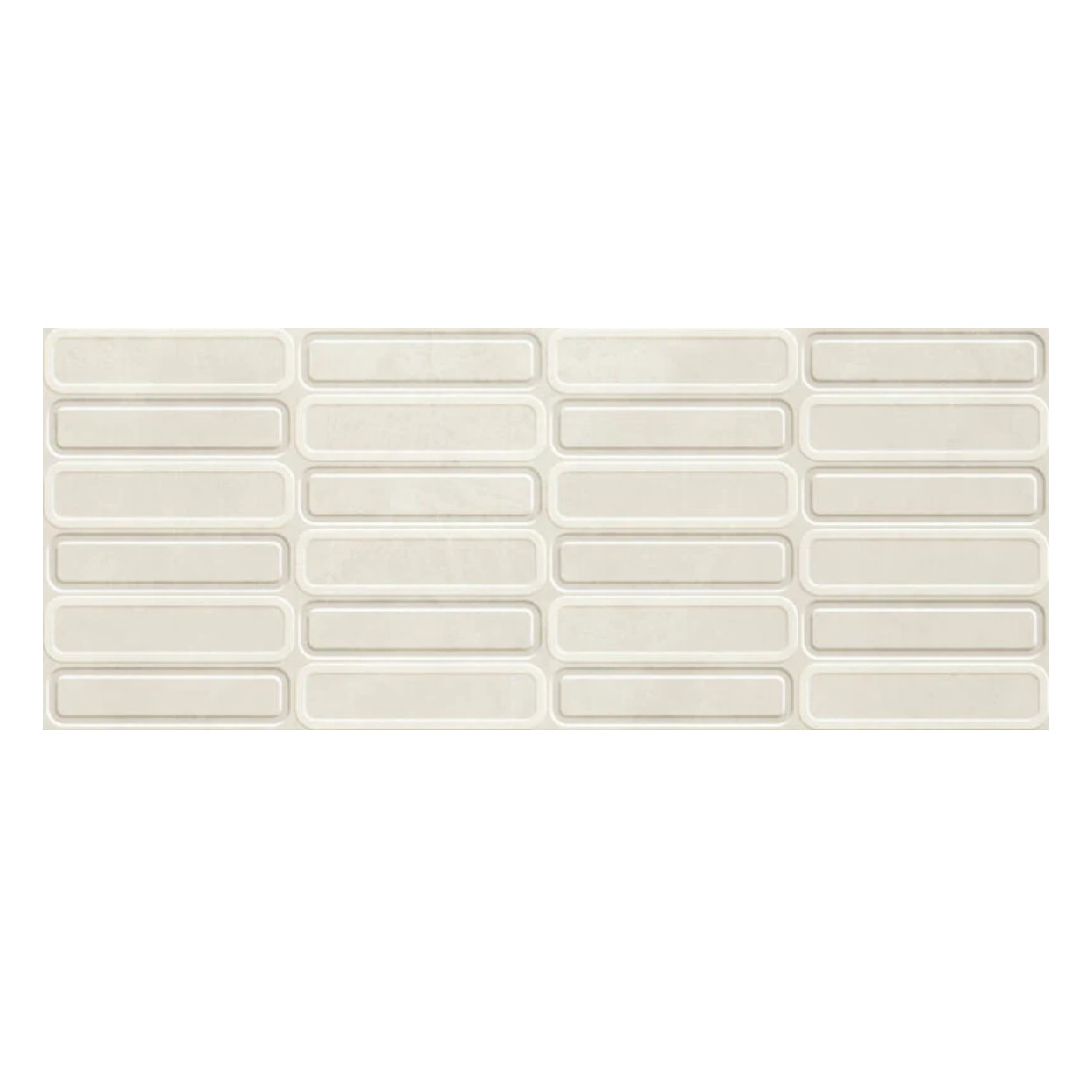 Cifre Ceramica Alure Ivory Oval Decor Wandtegel 30x75 cm